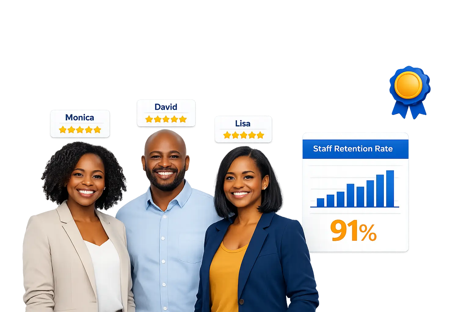 Staff retention dashboard