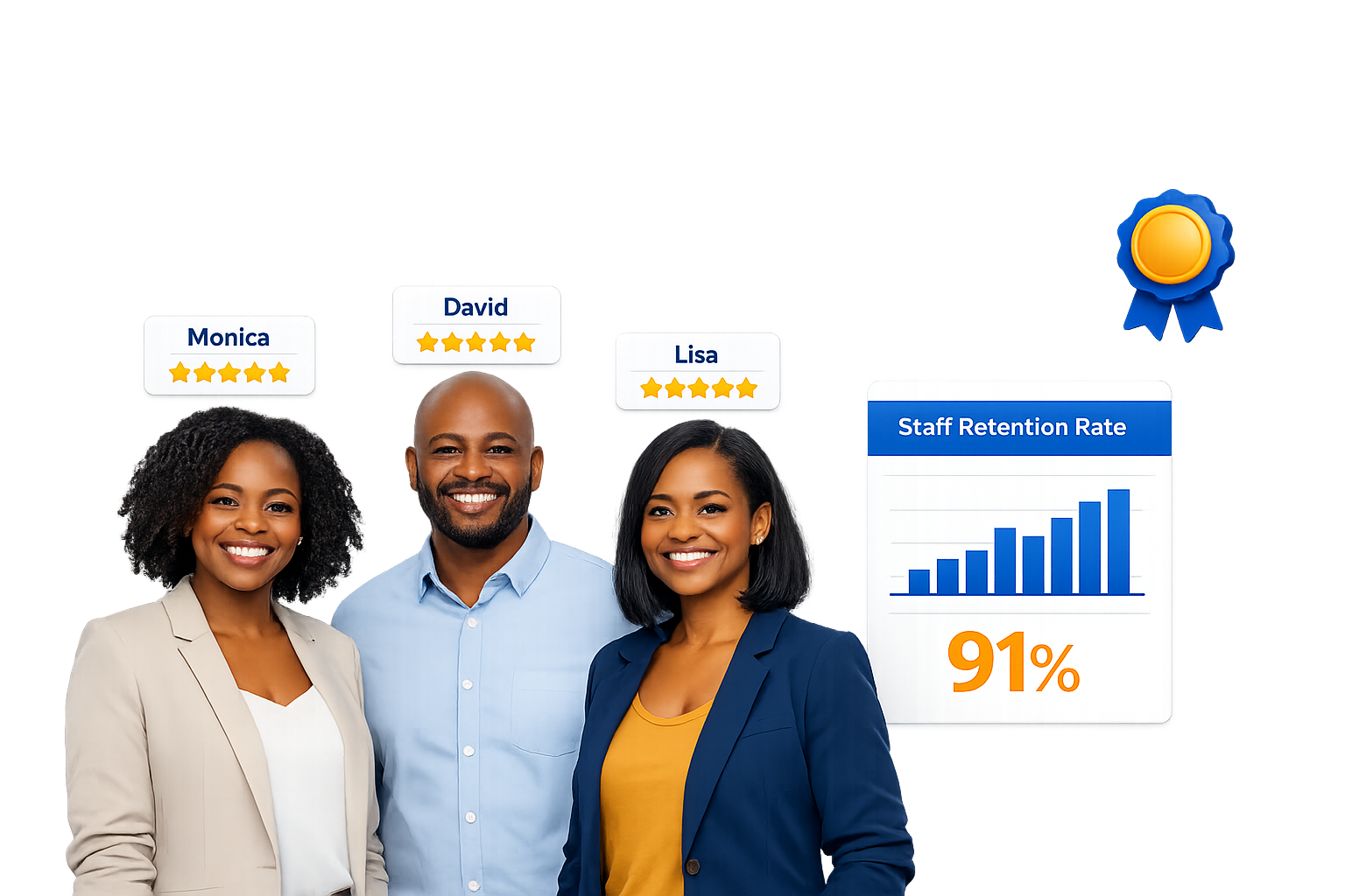 Staff retention dashboard